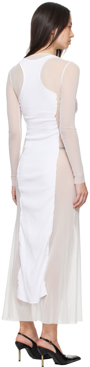 Šaty Jean Paul Gaultier Gaultier 'The Long Petit Grand' Maxi Dress Biela | 24/30-F-RO191B-T001-0101, 2