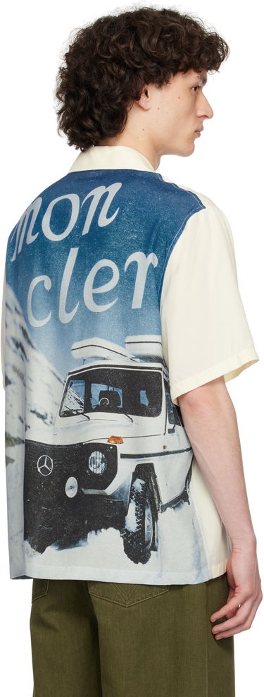 Košeľa Moncler Moncler Genius Mercedes-Benz by NIGO Satin Shirt Žltá | K14012F00001M5921, 2