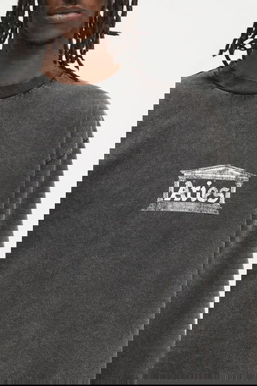 Tričko Aries Aries Aged Ancient Temple Printed Long Sleeve T-Shirt Čierna | AR6014103, 5