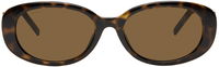 Brown G String Round Oval Sunglasses