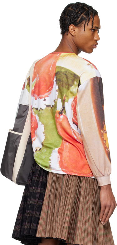 Sveter Chopova Lowena Chopova Lowena Oversized Dessert Print Jersey T-Shirt Oranžová | 2312E, 2