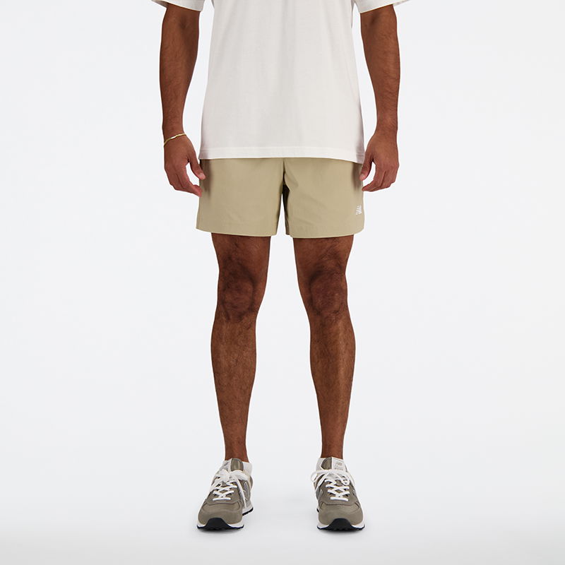 Šortky New Balance Shorts Béžová | MS41517SOT