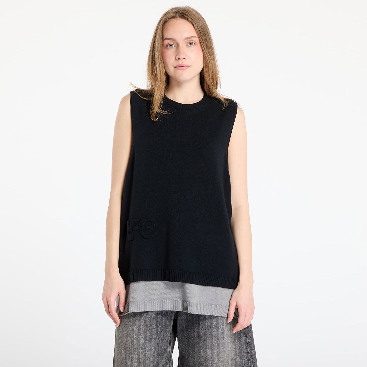 Vesta Y-3 Y-3 Logo Knit Vest Čierna | JX7334, 0