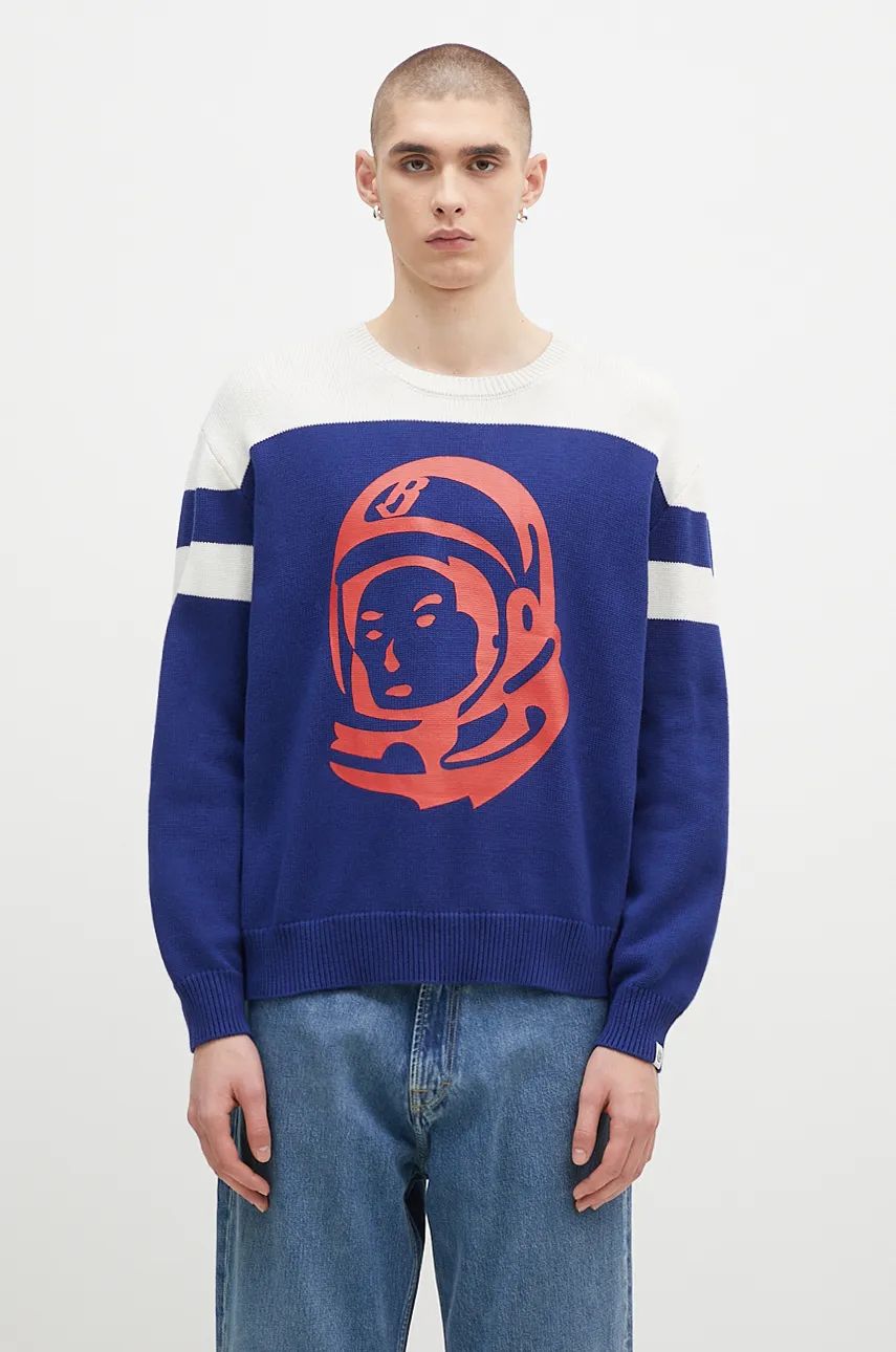 Sveter BILLIONAIRE BOYS CLUB Astro Knitted Crewneck Sweater Modrá | B24325, 0