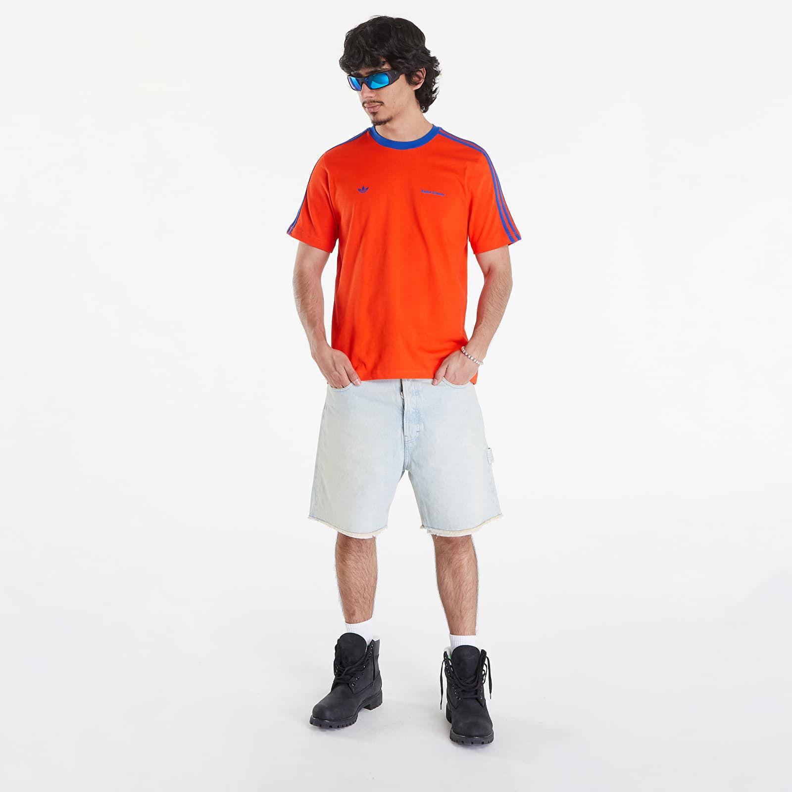 Wales Bonner x Short-Sleeve Tee Bold Orange/ Royal Blue