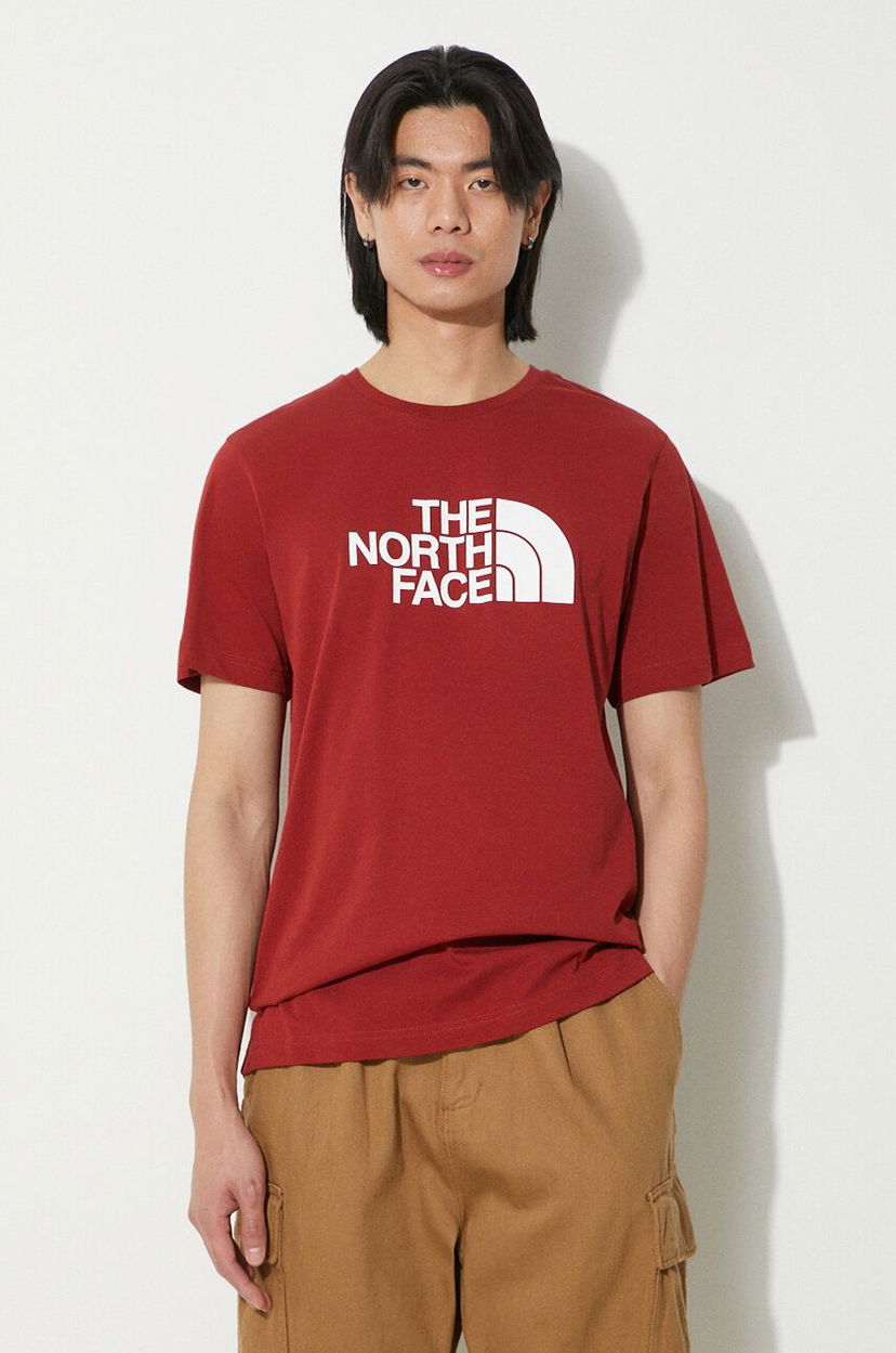 Tričko The North Face T-Shirt Easy Tee Print Červená | NF0A87N5POJ1