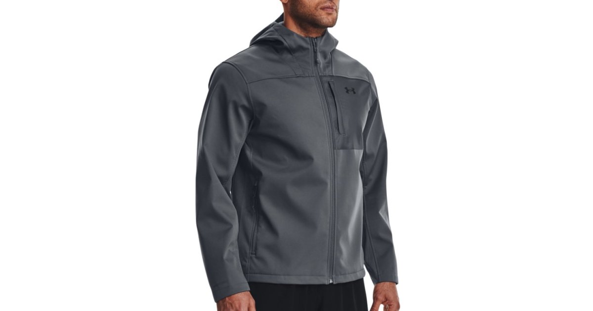 Vetrovka Under Armour Jacket UA CGI Shield 2.0 Hooded Šedá | 1371587-012, 1