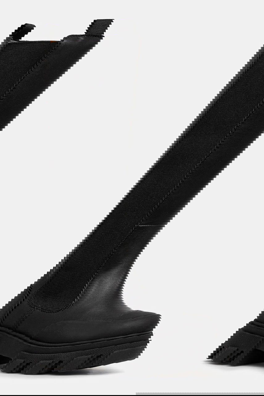 Tenisky a topánky GANNI GANNI Cleated High Chelsea Boots Čierna | S3240, 0