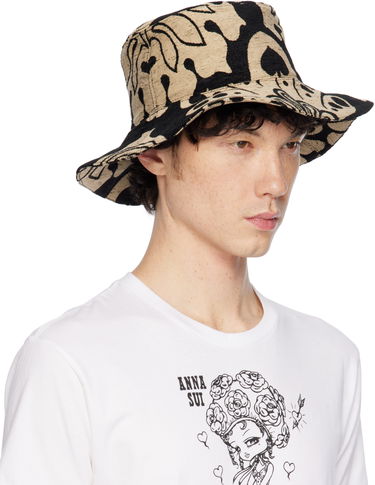 Klobúk Anna Sui Anna Sui Beardsley Tapestry Oversized Brim Bucket Hat Béžová | 1125H96, 1