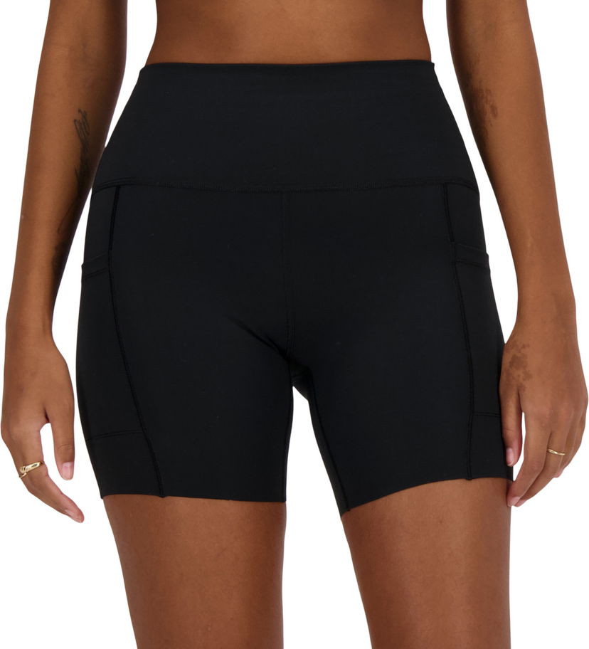 Šortky New Balance Sleek Pocket High Rise Short 6" Čierna | ws41271-bk