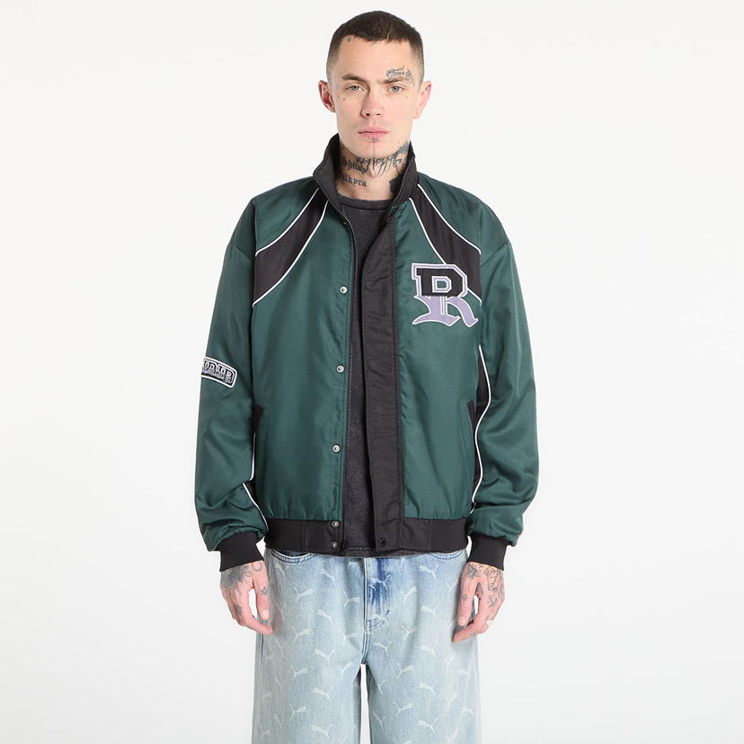 Bomber bunda RIPNDIP Athletics Race Jacket Zelené | RNDHOL25104