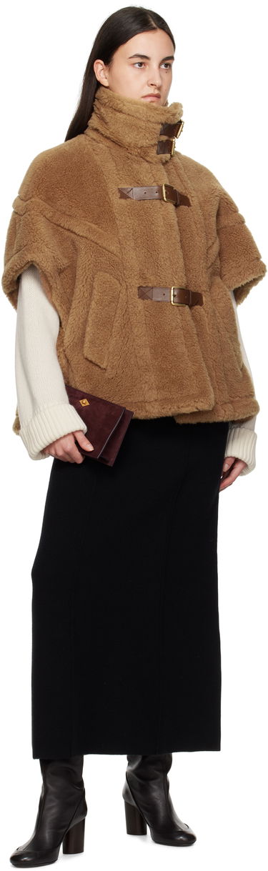 Vesta Max Mara Max Mara Newrodano Teddy Cape Hnedá | 2424736292600 MM10739, 3