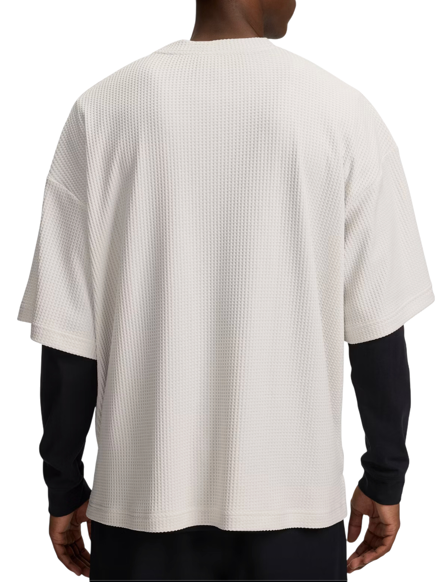 Tričko Under Armour Rival Waffle Crew Neck Pocket T-Shirt Biela | 1383106-110, 1