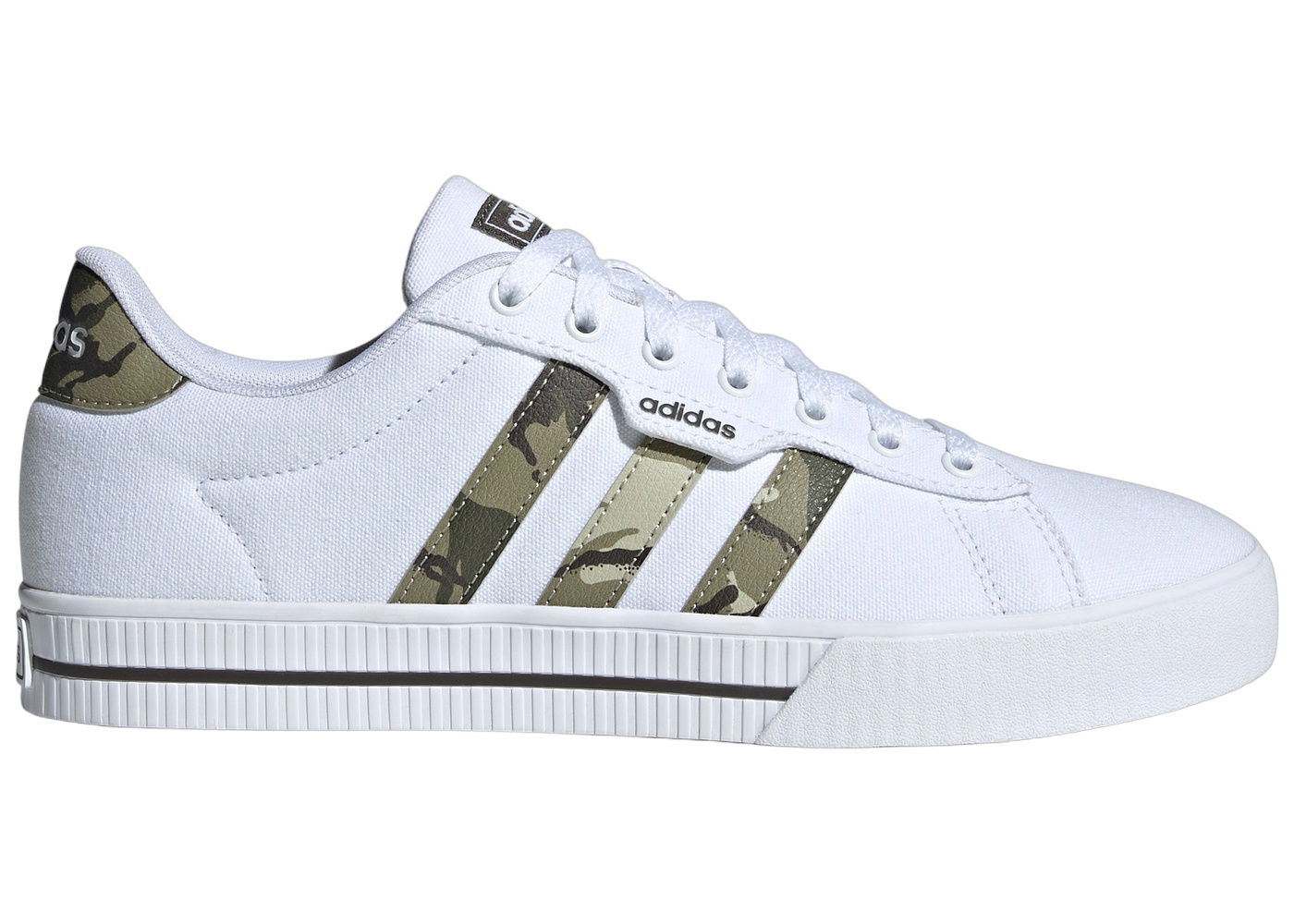 Tenisky a topánky adidas Originals Daily 3.0 Cloud White Olive Strata Shadow Olive Biela | IE7839, 0