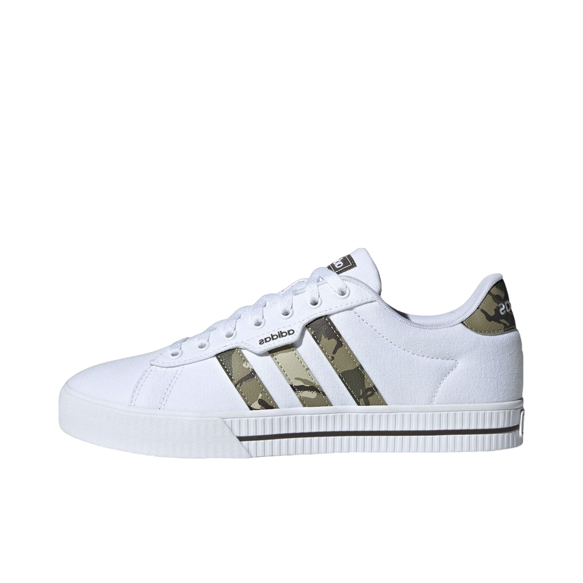 Tenisky a topánky adidas Originals Daily 3.0 Cloud White Olive Strata Shadow Olive Biela | IE7839