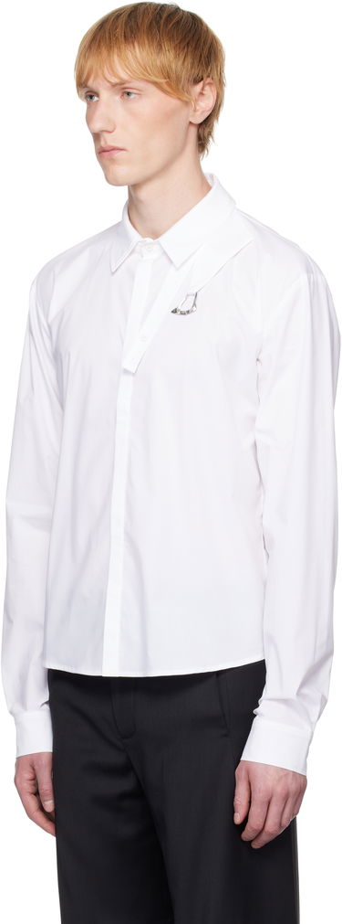 Košeľa HELIOT EMIL HELIOT EMIL Corrosion Shirt Biela | SS25_M_05_064_WHT02, 3
