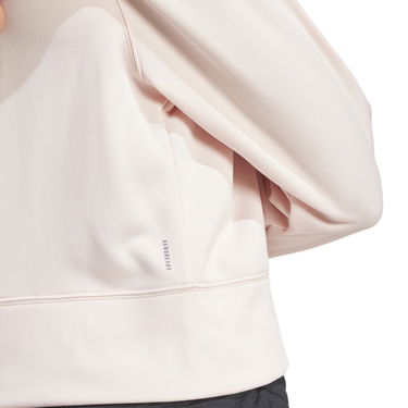 Mikina adidas Performance Cropped Full-Zip Hoodie Ružová | IX5067, 5