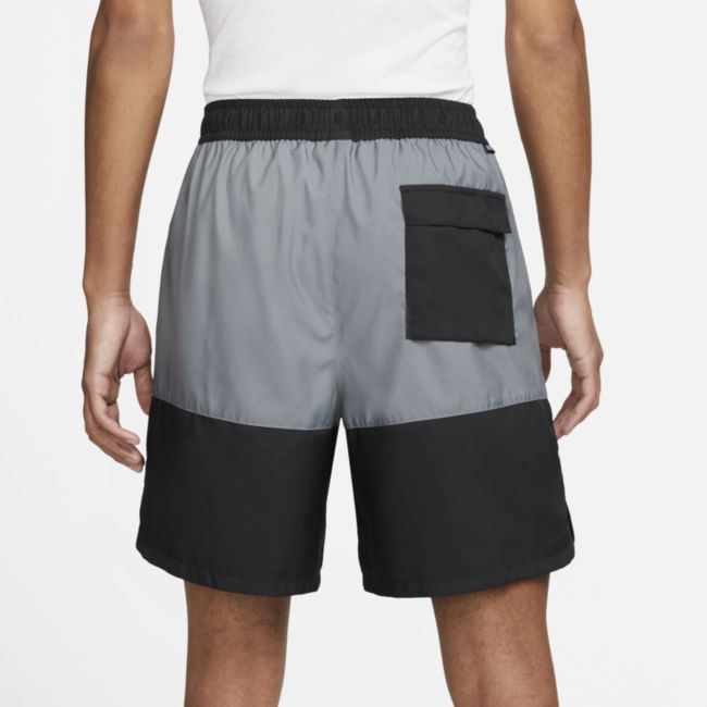 Šortky Nike Sportswear Sport Essentials Woven Lined Flow Shorts (Long) Šedá | DM6831-010, 1