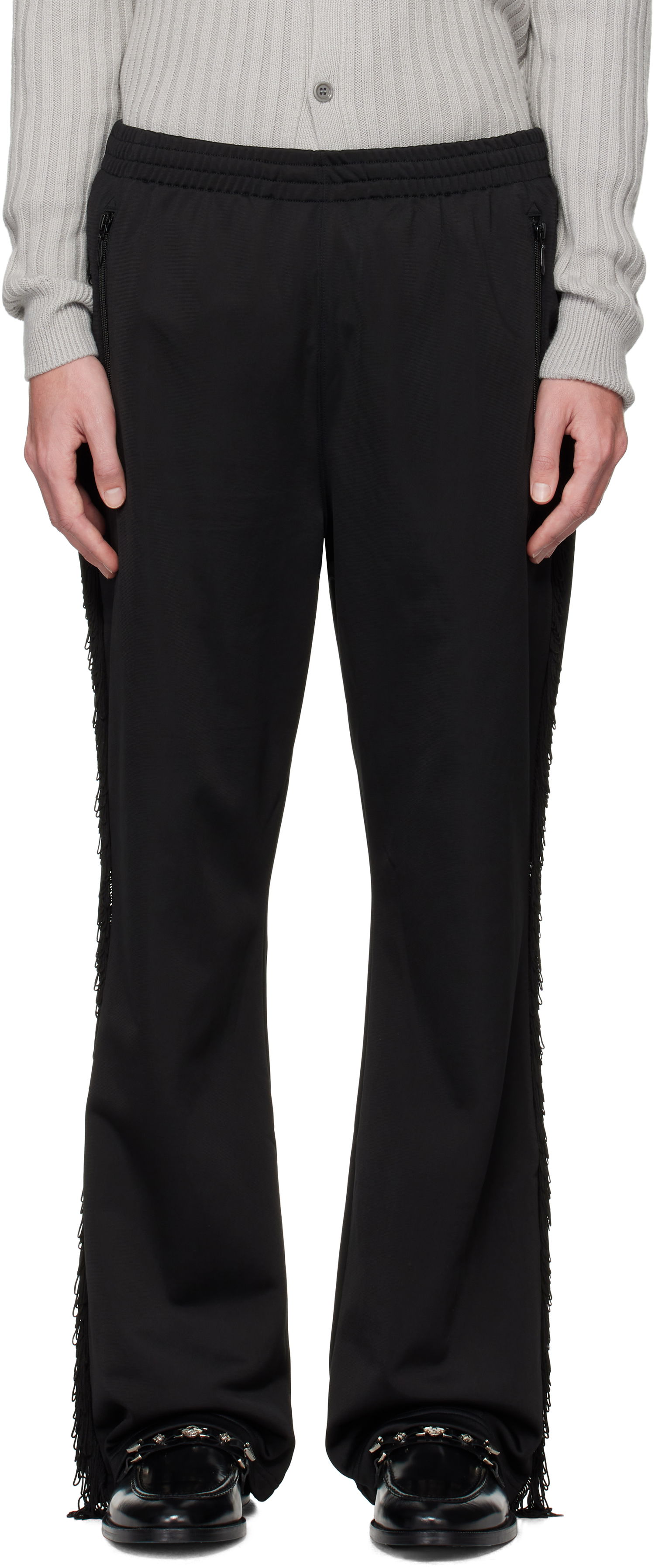 Tepláky Needles Fringe Boot-Cut Track Pants Čierna | PU282, 0