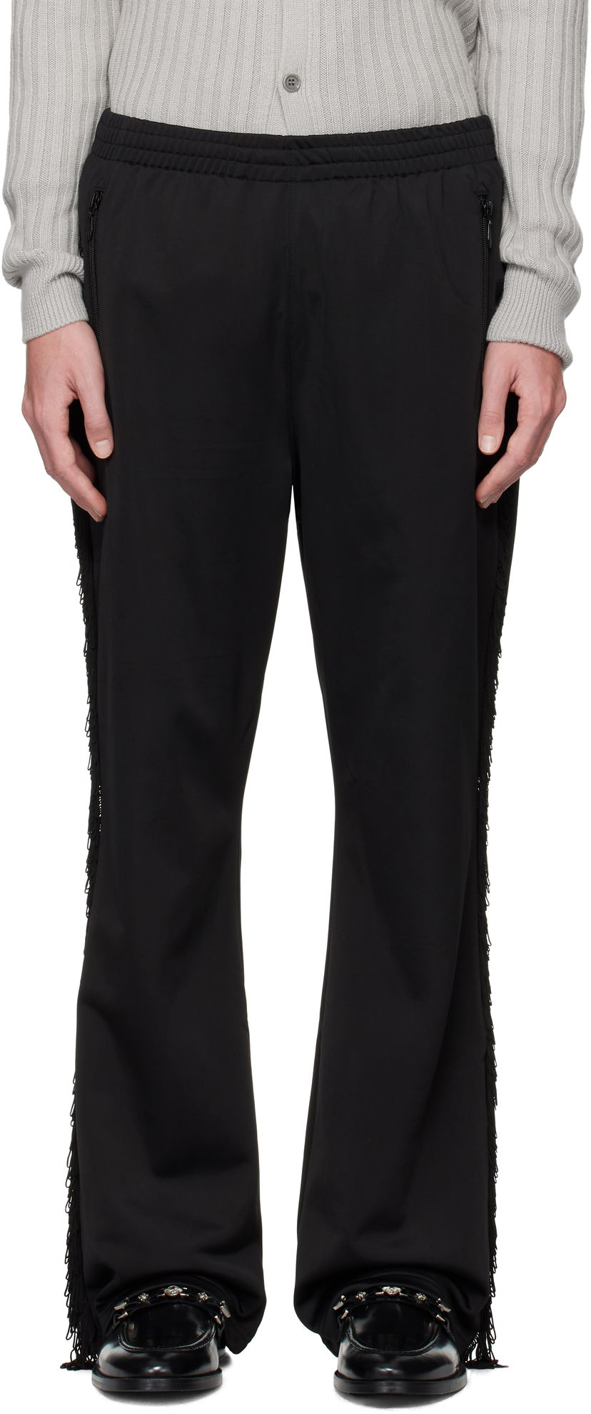 Tepláky Needles Fringe Boot-Cut Track Pants Čierna | PU282