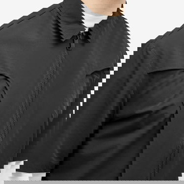 Košeľa Han Kjøbenhavn Han Kjobenhavn Technical Zip Shirt Čierna | M-133612-BLK, 5