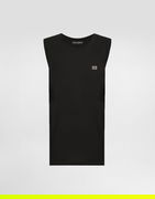 Oversize Cotton Singlet With Tag