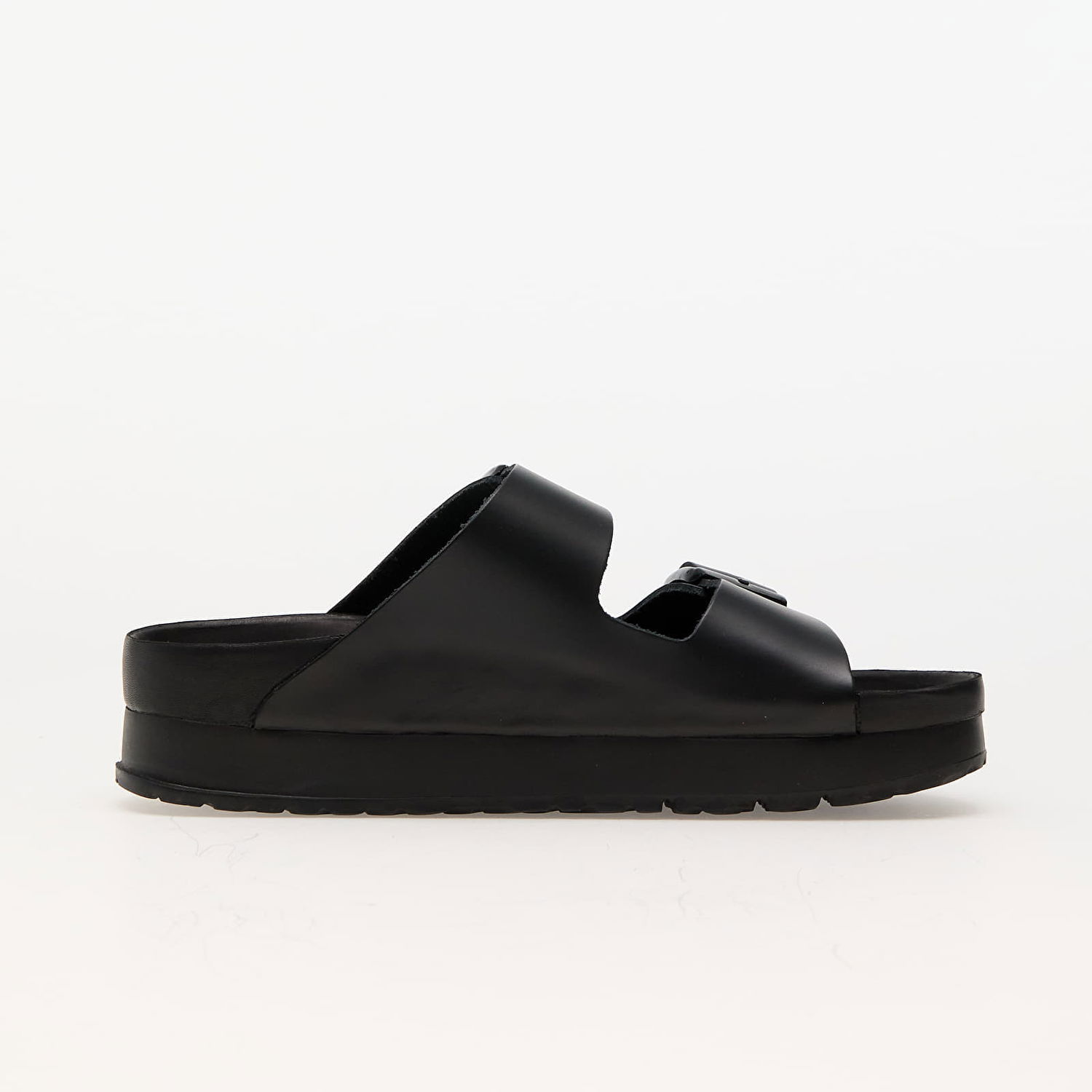 Tenisky a topánky Birkenstock Arizona PAP Flex Platform Natural Leather Black W Čierna | 1026918, 1