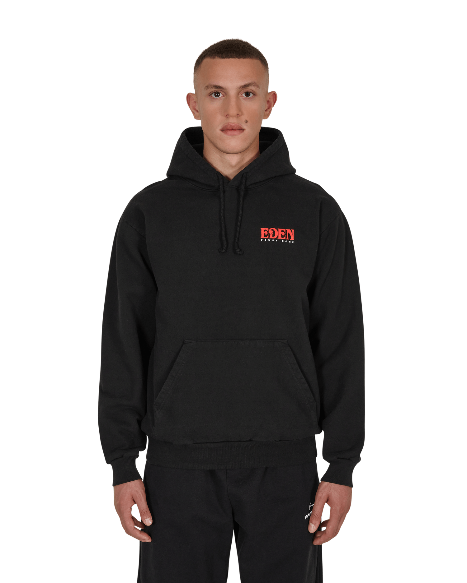 Mikina EDEN Power Corp Logo Hooded Čierna | FW21027 BLR, 1