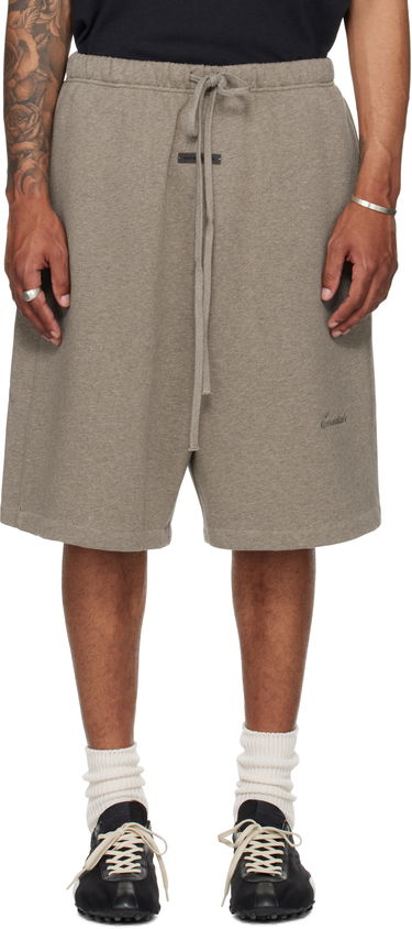 Šortky Fear of God Fear of God ESSENTIALS Fleece Basketball Shorts Šedá | 160SP254553F, 0