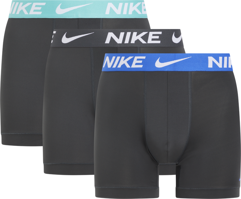 Boxerky Nike Dri-Fit Essential Micro Boxer Briefs - 3 Pack Šedá | 0000KE1157-EWH