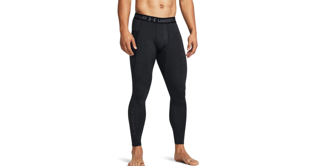 Nohavice a džínsy Under Armour ColdGear Twist Čierna | 1379821-001, 1