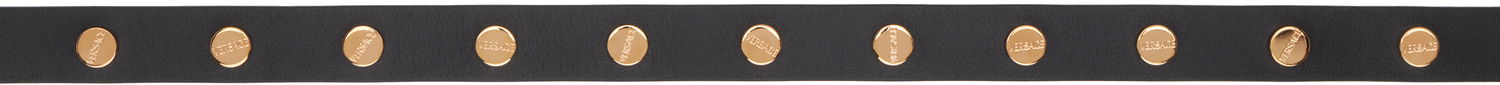 Opasok Versace Medusa Heritage Leather Belt Čierna | 1012958_DVTA9, 1
