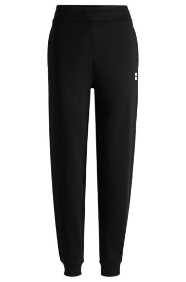 Tepláky BOSS Cotton-Terry Tracksuit Bottoms Čierna | 50522417, 0
