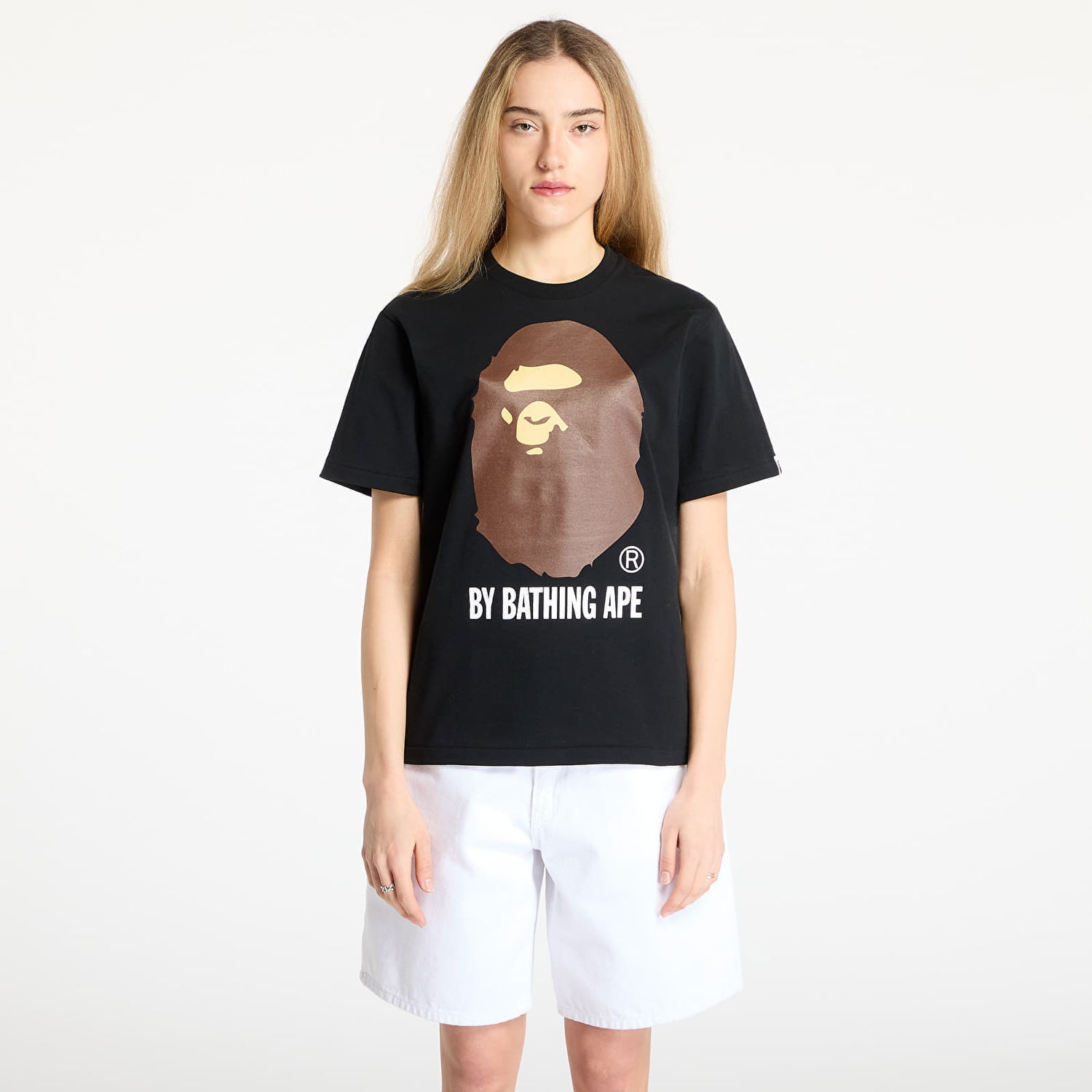 Tričko BAPE A BATHING APE By Bathing Tee Čierna | 001TEL301002MBLK, 0