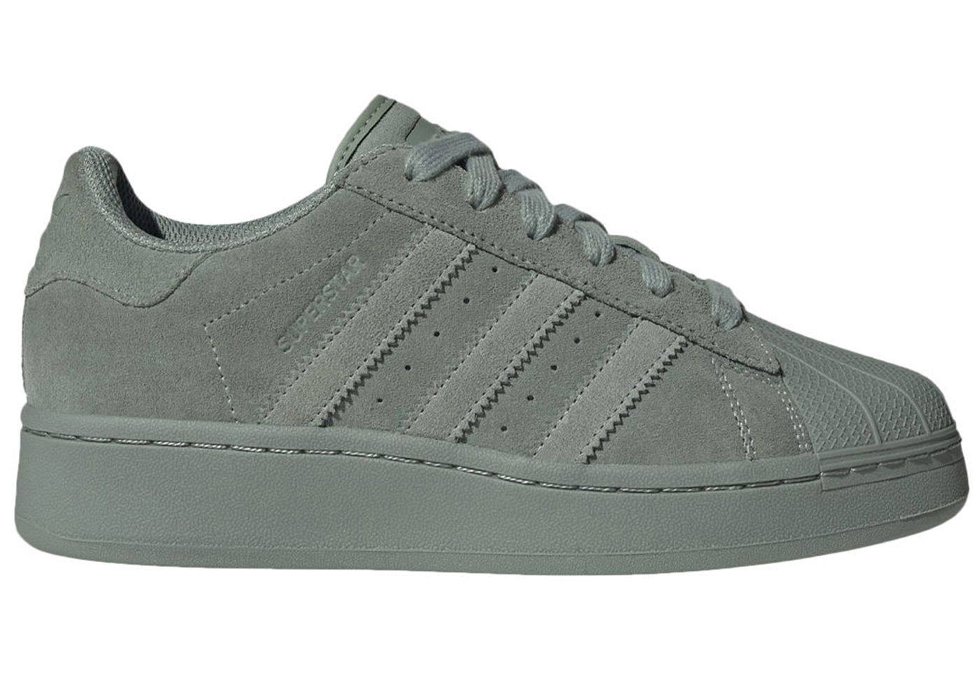 adidas Superstar XLG Silver Green (Women's)