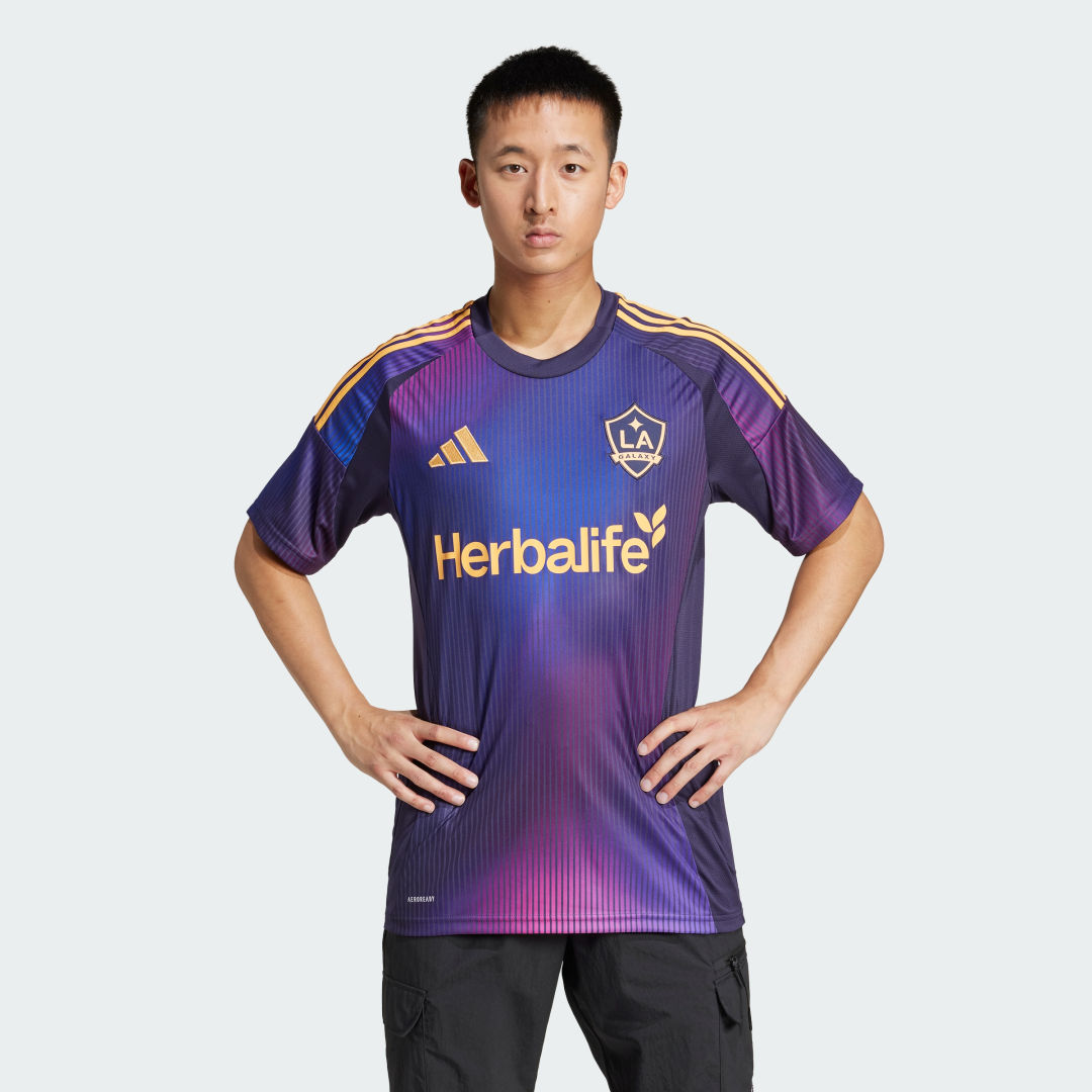 Dres adidas Performance LA Galaxy 25/26 Away Jersey Fialová | IV9853, 0