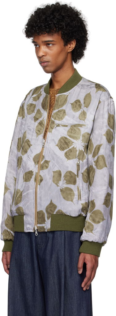 Bomber bunda Dries Van Noten Dries Van Noten Reversible Gabardine Bomber Jacket Hnedá | 251-020522-1503, 3