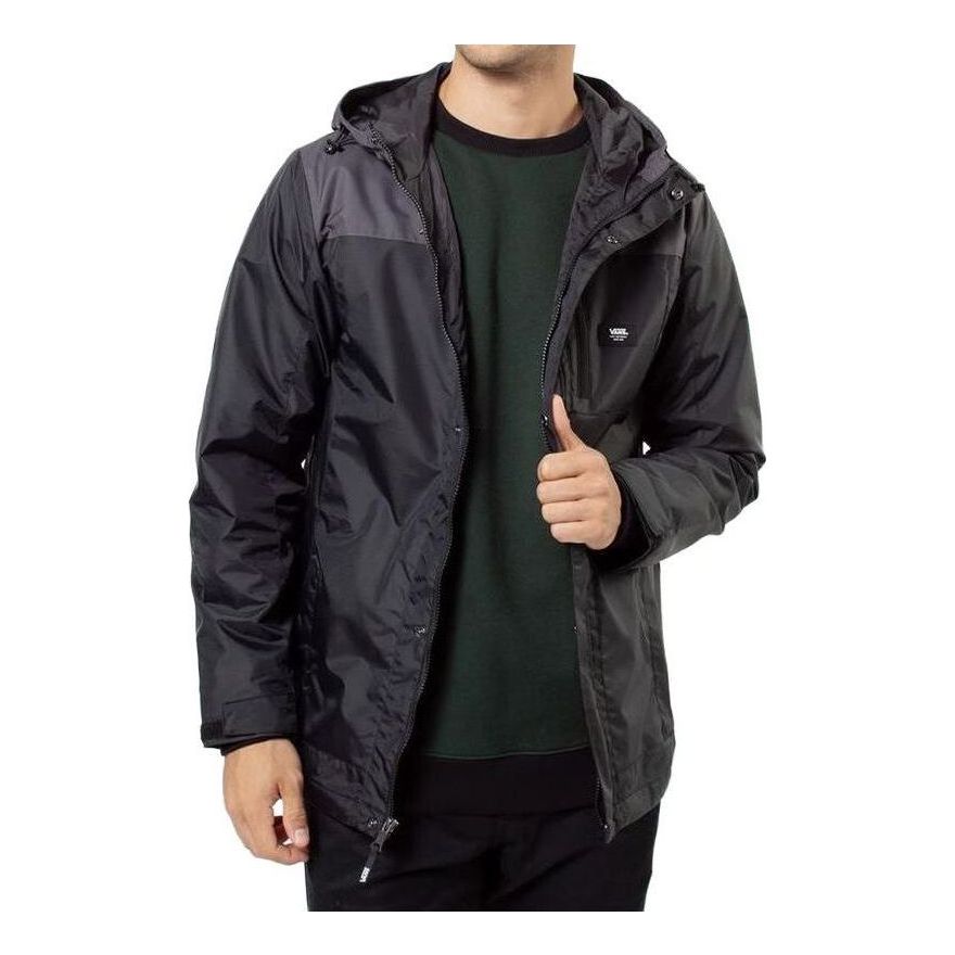 Vetrovka Vans Men's Hooded  Jacket Čierna | VN0A5FPDKOU, 0