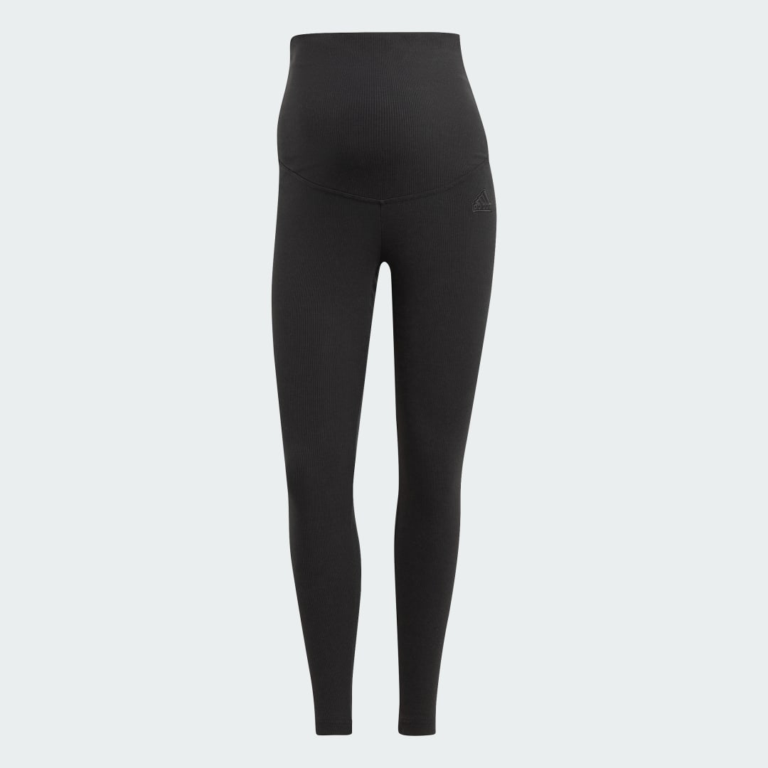 Sportswear Ribbed High-Waist 7/8 Leggings (Maternity)