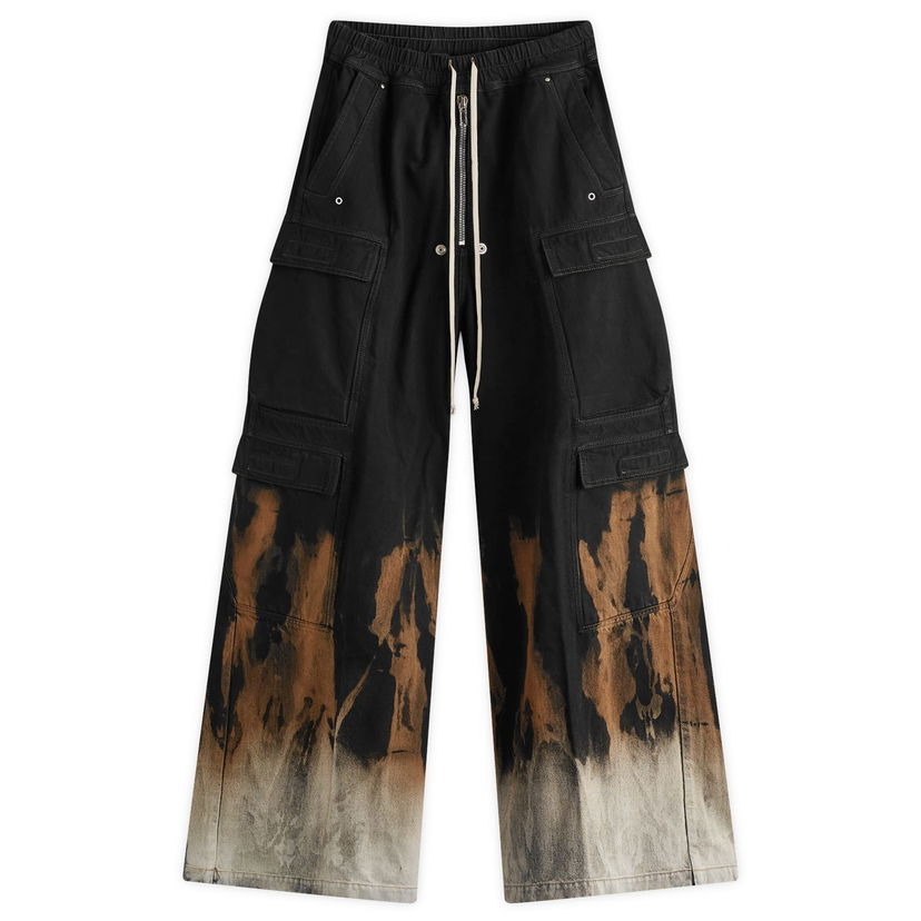 Džínsy Rick Owens Printed Baggy Jeans Čierna | DS02D2324-0983-BSUN