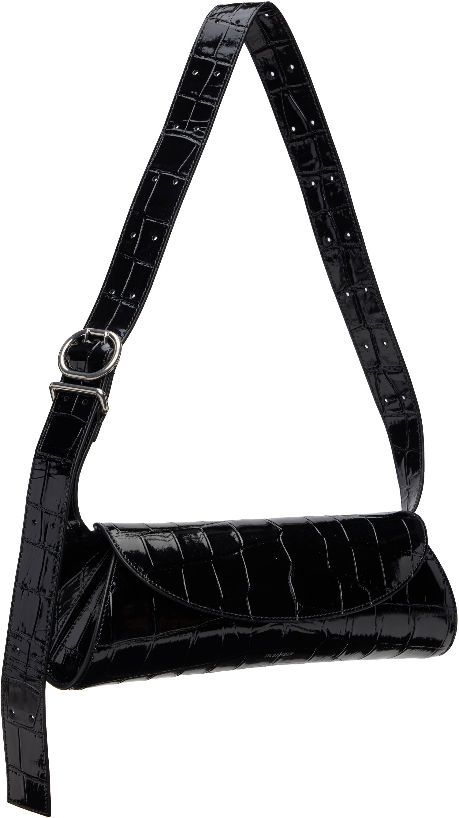 Taška cez rameno Jil Sander Jil Sander Cannolo Small Shoulder Bag Čierna | J07WD0023_P8349, 1