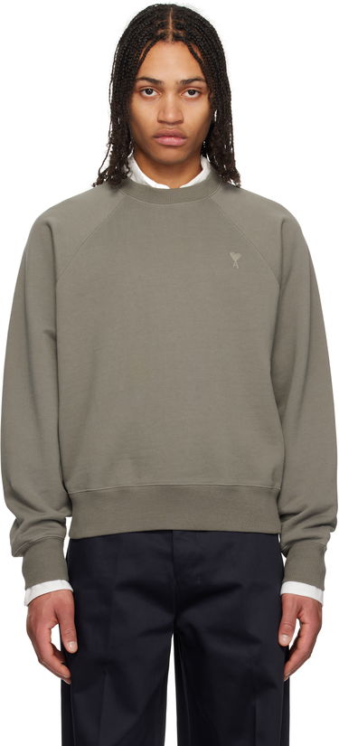 Sveter AMI AMI Paris Tonal Ami de Coeur Sweatshirt Zelené | USW074.747, 0