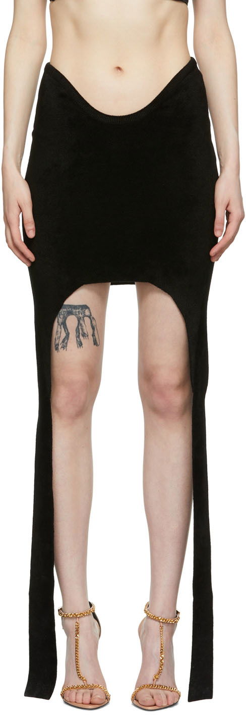 Sukňa Balmain Balmain Viscose Mini Skirt Čierna | XF0LE060KB70, 0
