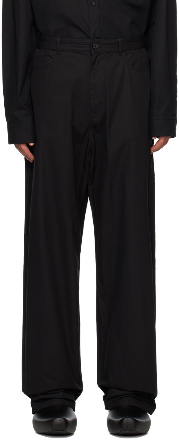 Nohavice Balenciaga Baggy Denim Trousers Čierna | 746513-TNM60-1000, 0
