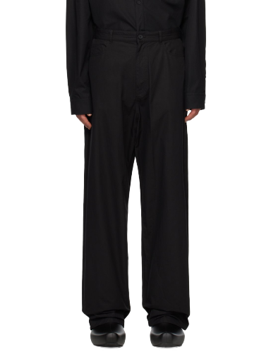 Nohavice Balenciaga Baggy Denim Trousers Čierna | 746513-TNM60-1000