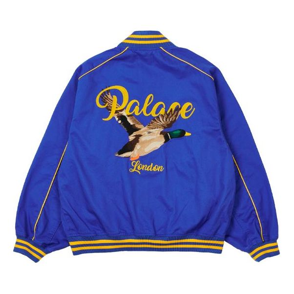 Bomber bunda Palace Palace London Flying Duck Embroidered Jacket Modrá | P20JK104, 0