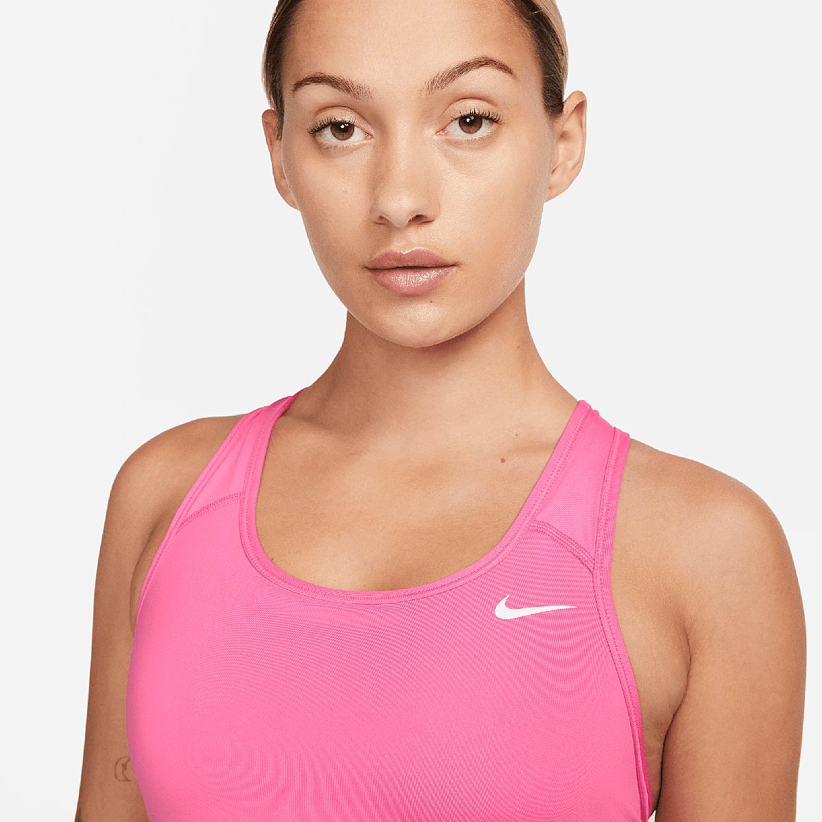 Podprsenka Nike Dri-FIT Swoosh Non-Padded Sports Bra Ružová | BV3630-684, 1
