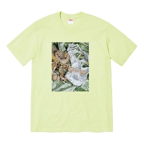 Tričko Supreme Bling Money Print T-Shirt Žltá | SUP-SS20-292