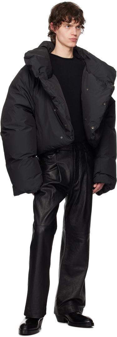 Nohavice Entire Studios Entire Studios DC Leather Trousers Čierna | ES2668BL, 3