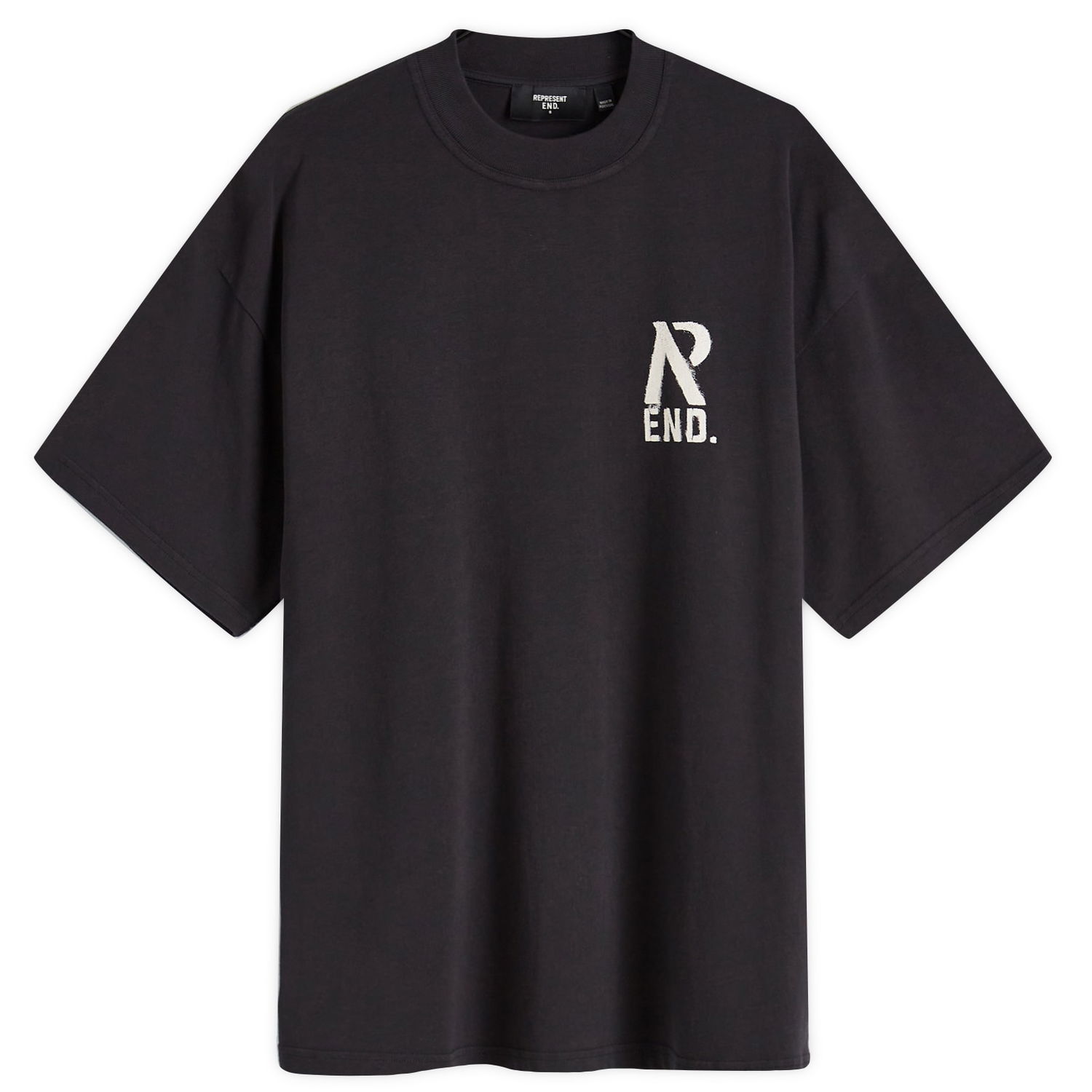 Tričko Represent Clo Workshop T-Shirt in Stained Black, Size Large Čierna | MLM41504-230, 0